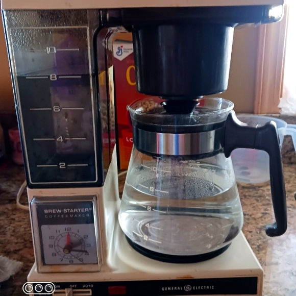 Other Vintage Ge Coffee Maker With Clock And Automatic Start Works